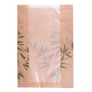 SACO ECO FEEL GREEN 26+10x38CM KRAFT 231.08 C/125