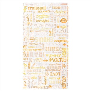 PACK 250 BOLSAS CROISSANTS ORANGE PAROLE 33 G/M2 1
