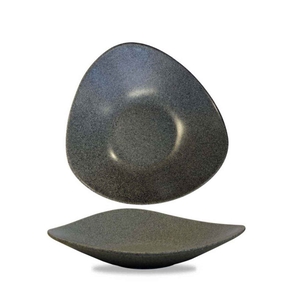 LOTUS MELAMINE SHALLOW GREY BOWL 35.5CM