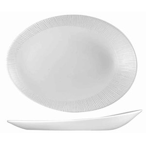 BAMBOO OVAL PLATE 29X22.7X3.8CM WHBALO121
