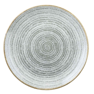 STUDIO PRINTS HOMESPUN STONE GREY PLATE ø26CM