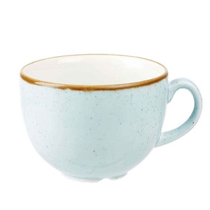 STONECAST DUCK EGG BLUE CAPPUCCINO CUP 50CL