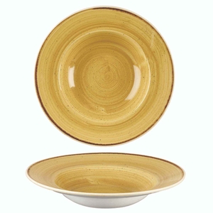 STONECAST MUSTARD SEED YELLOW PLATE ø28CM
