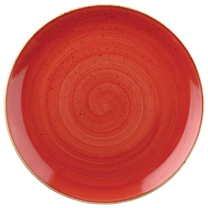 STONECAST BERRY RED COUPE PLATE ø28.8CM