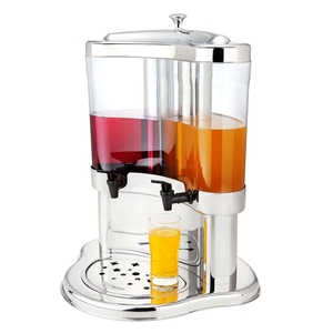 HALF MOON DOUBLE JUICE DISPENSER 2X5L