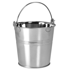 BALDE MINIATURA INOX 7.7X10.2X9CM