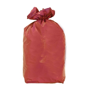 SACO VERMELHO PEBD 600X1000X80 C/FOLES 15CM C/10KG