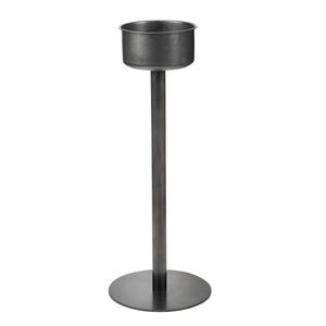 SUPORTE P/BALDE GARRAFA INOX BLACK Ø19XH70CM P311012