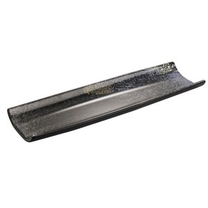 BANDEJA TELHA MELAMINA 41X13CM UMI PRETO 85563