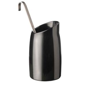 POTE MOLHOS PRETO MELAMINA Ø12XH21,5CM 