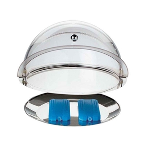 BANDEJA INOX ISOTERMICA CONJ 5 PEÇAS ø38CM
