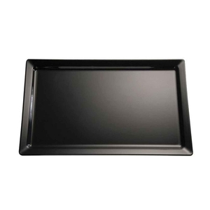 PURE BLACK MELAMINE TRAY GN1/2 32,5X26,5CM