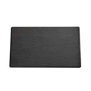 MELAMINE BLACK SLATE PLATTER GN 2/4 53X16.2CM
