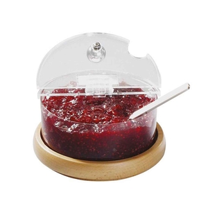 SALADEIRA TOP FRESH C/ BASE MADEIRA 0,6LT 11812