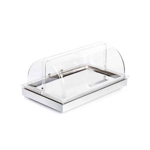 S.STEEL TRAY W/ ROLLTOP COVER GN1/1