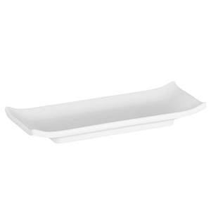 TRAVESSA MELAMINA BRANCA SUSHI 22,5X9,5CM 83742