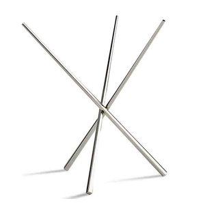 ASIA PLUS S.STEEL POLISHED BUFFET STAND Ø20.5X20CM