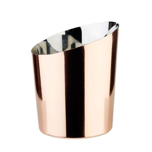 SNACKHOLDER S.STEEL COPPER SERVING CUP Ø9.5X11.5CM