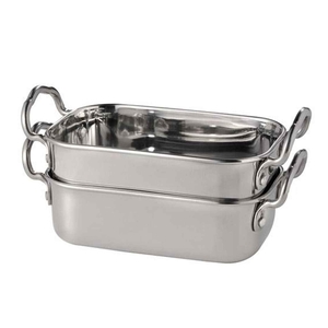 SNACKHOLDER RECT MINI PAN W/WINGS 14.5X9.5CM 