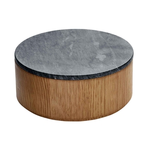 SALADEIRA CARVALHO Ø16XH7CM C/TAMP MARMORE 96 3100