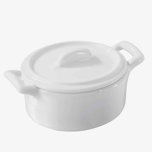 MINIATURES MINI CASSEROLE W/LID 8CL
