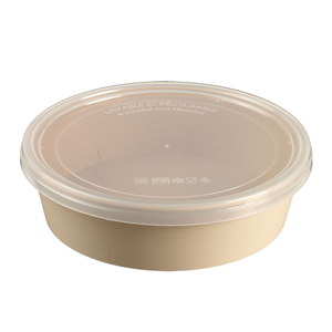 SALADEIRA LOOP PP BEIGE 1000ML C/T DP10402 C/10