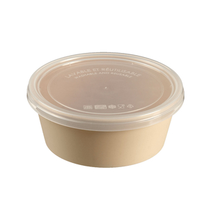SALADEIRA LOOP PP BEIGE 750ML C/T DP10417 C/10