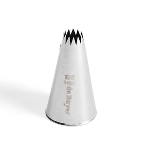 BOQUILHA INOX PETIT FOUR Ø8MM 12 DENTES 2116.08