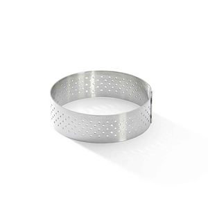 PERFORATED ROUND S. STEEL RING Ø6,5CM X H2CM