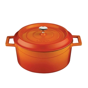 IRON CASSEROLE ORANGE ø32CM