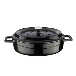 IRON CASSEROLE BLACK Ø24CM 2.4LT