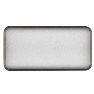 RENA MELAMINE PLATE WHITE 38X19M