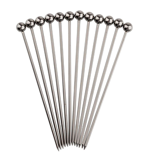 CONJ 12 AGITADOR COCKTAIL 11CM INOX GUNMETAL 12258