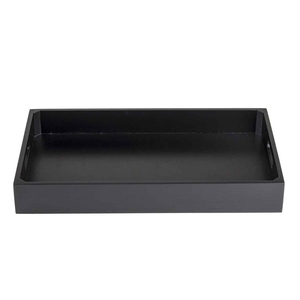 BANDEJA SERVIR MADEIRA PRETA GN1/1 7CM CRATESB11BK