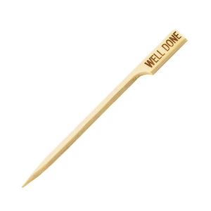 BAMBOO OAK PICK 9CM WELLDONE MEAT PACK 100UN