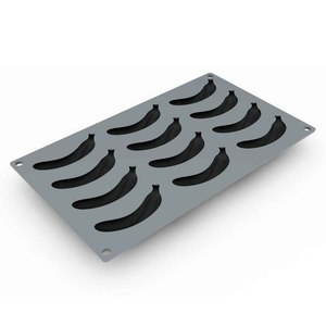 MOLDE SILICONE 30X20CM BABY BANANA 12 CAVID GG035S
