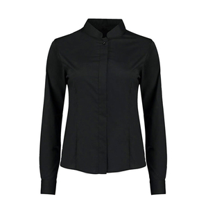 MANDARIM BLACK WOMEN SHIRT SIZE S