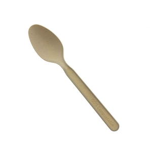 COLHER PLA NATURAL 14,5CM PACK 50UN