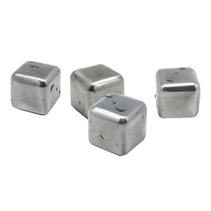 SET 4 METAL ICE ROCKS