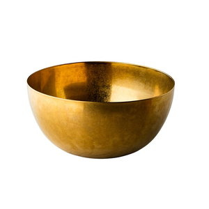 TAÇA INOX VINTAGE GOLD Ø25XH12CM ELM2508G