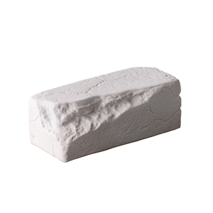 RECTANGULAR RUSTIC WHITE 16.5X6.7XH6CM RD19246