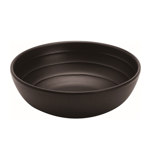 TAÇA MELAMINA FROSTED PRETA MORLEOS Ø124X42MM