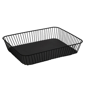 CESTO METAL PRETO GN1/2 H6.5CM HOT1009