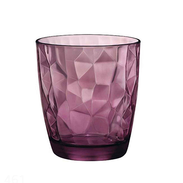 DIAMOND ON THE ROCKS ROCK PURPLE GLASS 30,5CL - BORMIOLI - 8004360065091