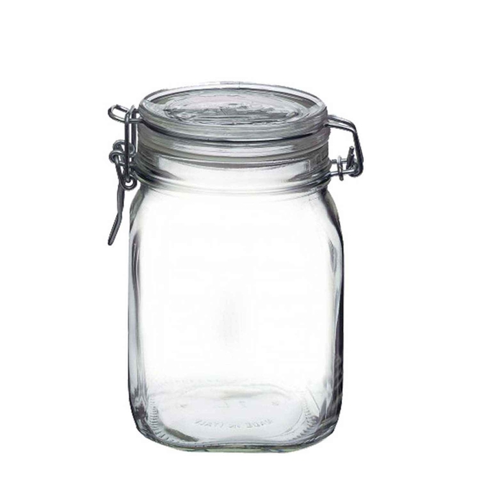 FIDO 1L GLASS CONTAINER W/ AIRTIGHT LID 949220 - BORMIOLI - 8004360007985