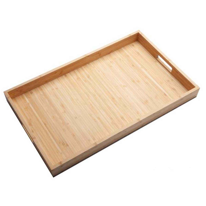 BANDEJA BAMBU 53X32X4.5CM C/PEGAS 9313 - PALMA & PALMA - 8412487015309