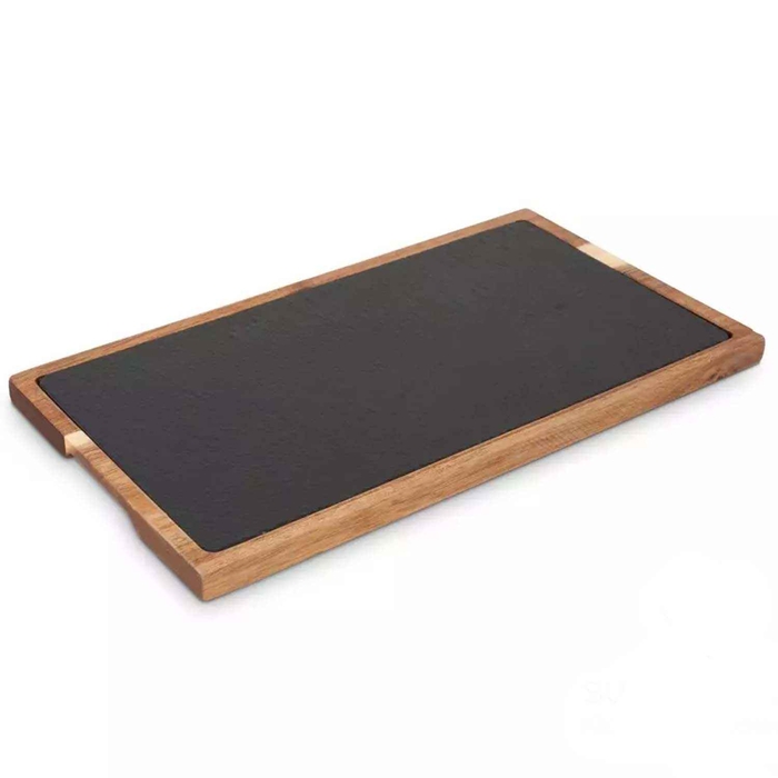 ARDOSIA C/BASE MADEIRA 32.5X26CM 1330 - PALMA & PALMA - 8412487030692