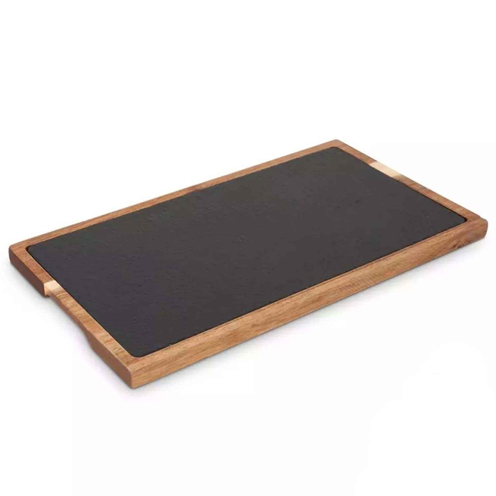 ARDOSIA C/BASE MADEIRA 32.5X17.5CM - PALMA & PALMA - 8412487030715