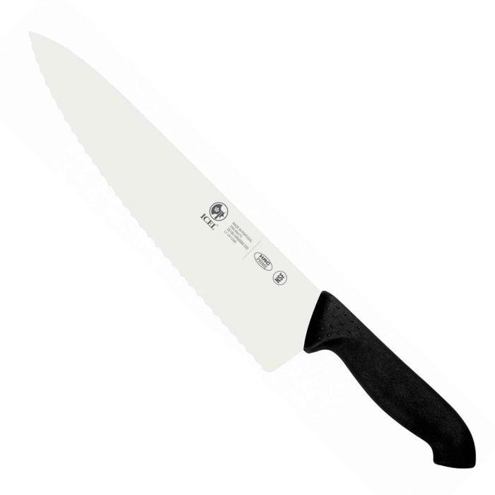 FACA COZINHEIRO SERRILHA CB PRETO 281.HR60.25 - ICEL - 0030015746