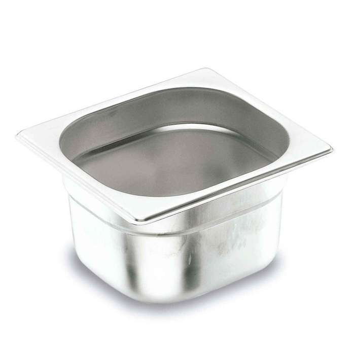 STAINLESS STEEL CONTAINER GN 1/6 100MM - LACOR - 8414271074271